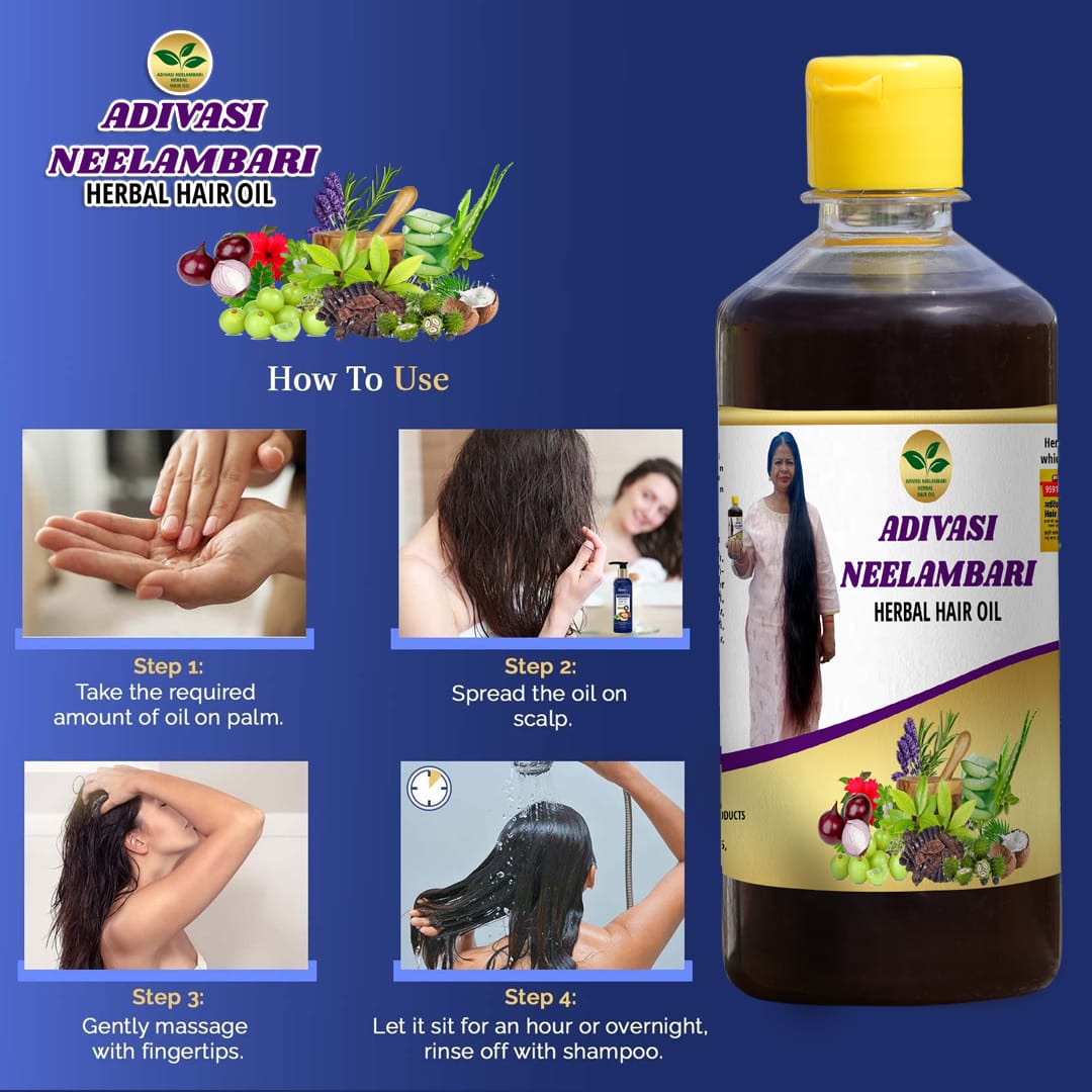 Adivasi Neelambari Herbal Hair Oil 🌿