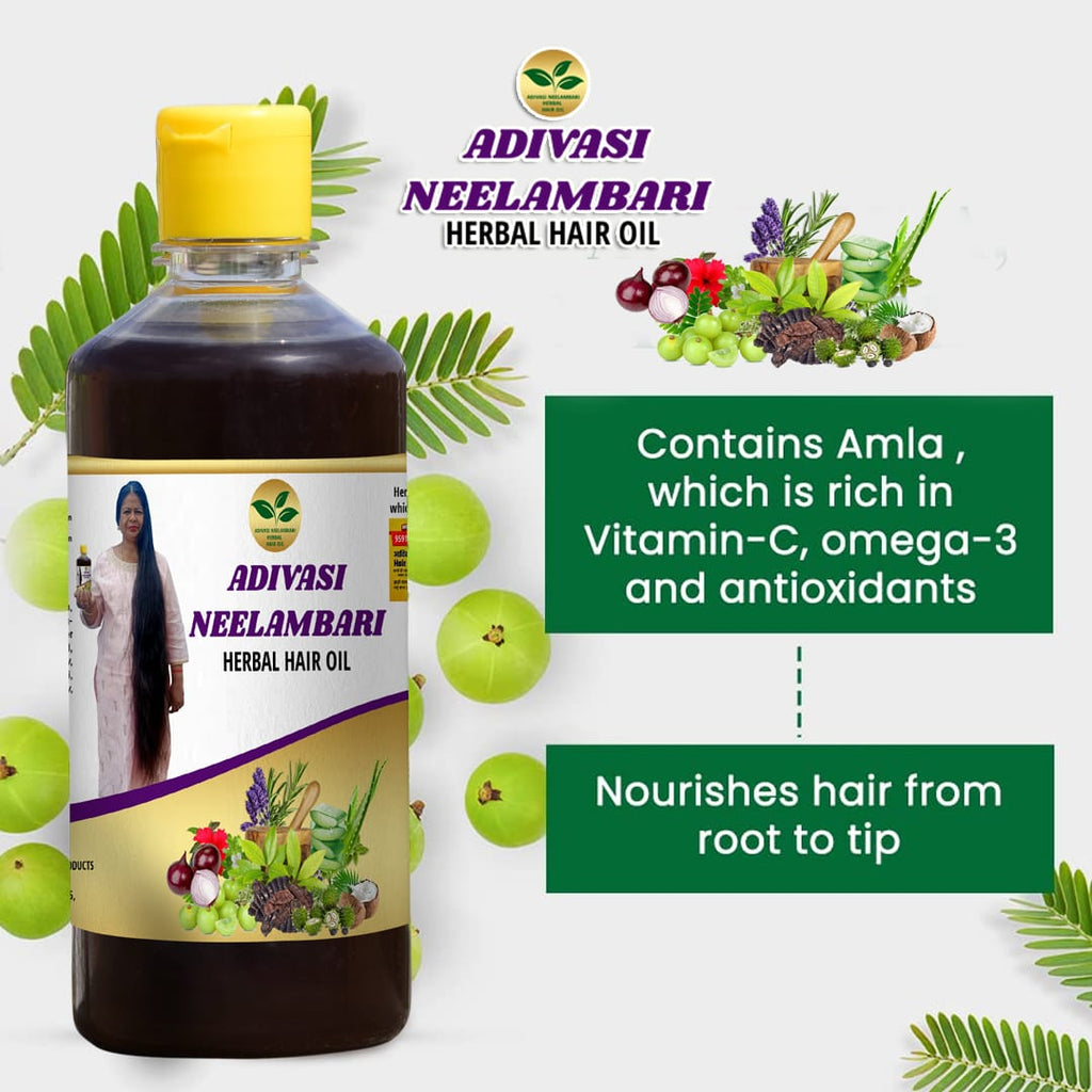 Adivasi Neelambari Herbal Hair Oil 🌿